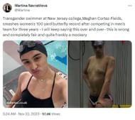 Martina Navratilova on X (formerly Twitter)